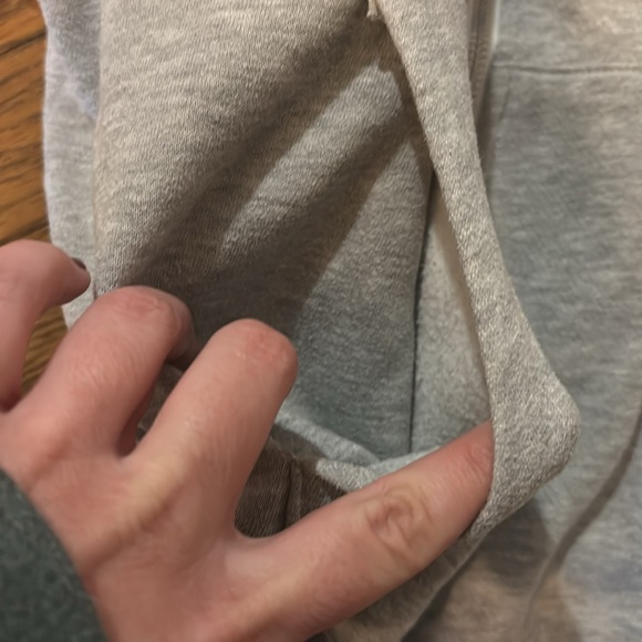 SWS Active Gray Zip-Up Hoodie, Boyfriend Fit, Size S/M, Measurements in Photos - Picture 5 of 12